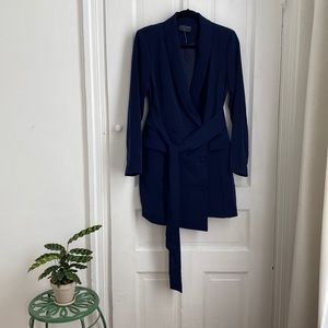 Modern Citizen | Alexandra Tie-Front Tuxedo Dress